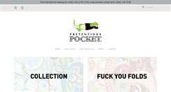 Desktop Screenshot of pretentiouspocket.com